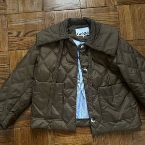 GANNI Ripstop Quilt Jacket
